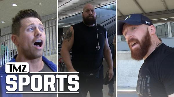Wrestlers Arrive at DC Airport for Saudi Arabia | TMZ Sports