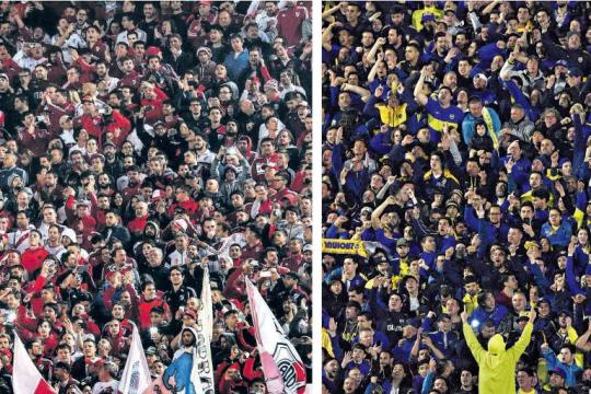 À espera da final, organizadas de Boca e River dominam arredores de estádios