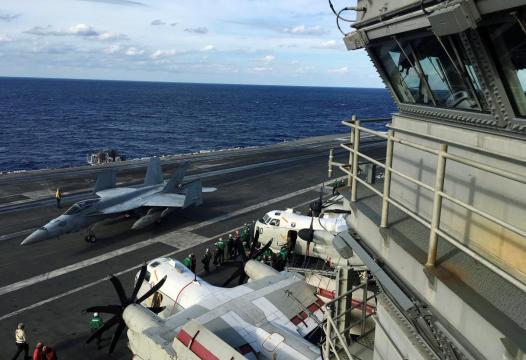 U.S. carrier leads warships in biggest ever Japan defense war game
