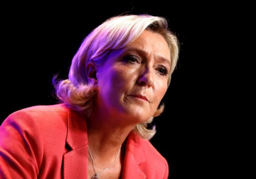 French far-right overtakes Macron in EU parliament election poll