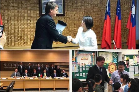 Aceno de Bolsonaro a Taiwan desanima Pequim, diz alto funcionário do regime chinês