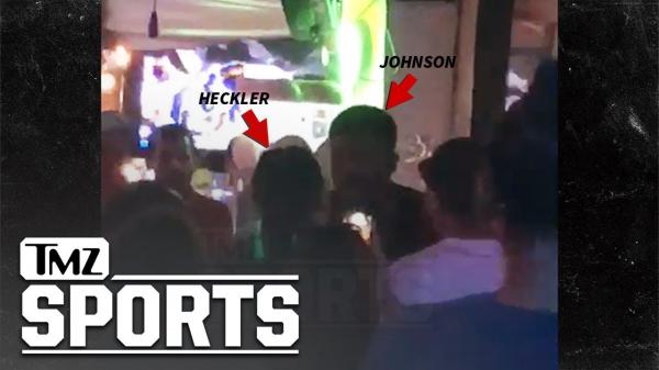 NFLs Andre Johnson Confronts Bar Heckler, Mercifully Doesnt Beat His Ass | TMZ Sports