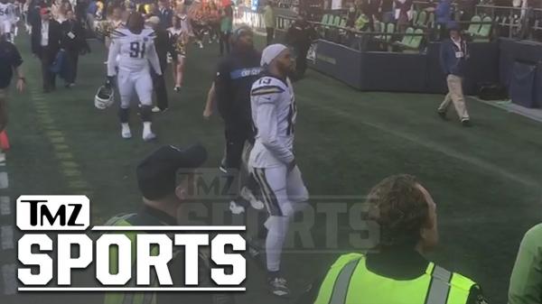 Keenan Allen Aims Crotch Grab at Seahawks Fans After Chargers Victory | TMZ Sports