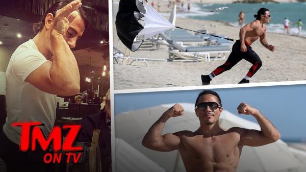 Salt Bae Shows Off Hard Bod During Intense Beach Workout | TMZ TV