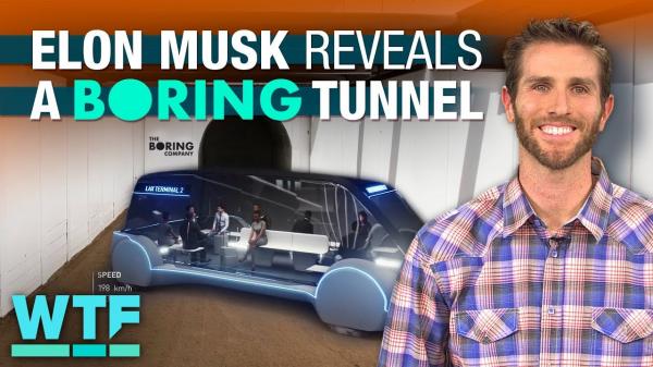 Elon Musk takes us inside Boring Companys tunnel | What The Future