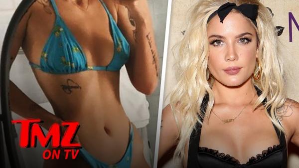 Halsey Shows Off Her Insane Bod | TMZ TV