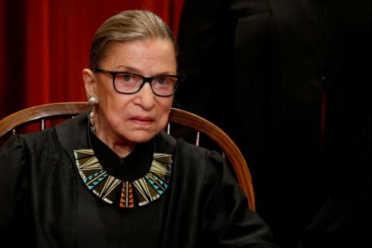 Supreme Court Justice Ginsburg fractures three ribs in fall
