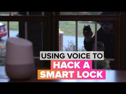 Hacking a smart lock by voice