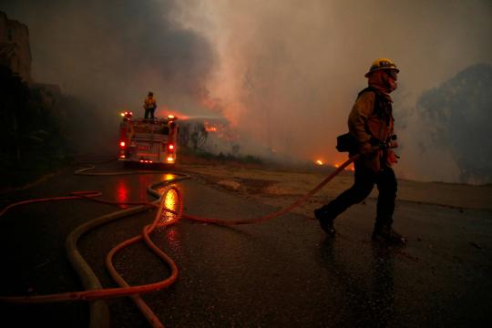 Trump culpa má gestão de florestas por incêndios na Califórnia