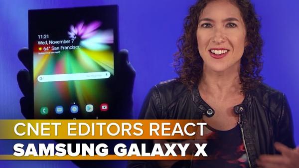 Samsung Galaxy X foldable phone CNET editors react