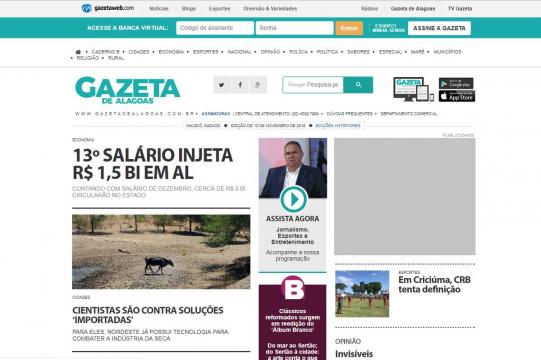 Gazeta de Alagoas acaba com edição diária impressa e vira semanal