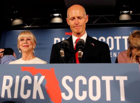 Florida Republican Scott asks that ballots be guarded in Senate race recount