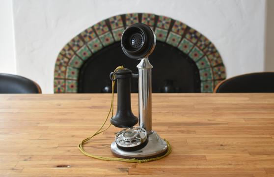 These antique phones are precious, private Alexa vessels