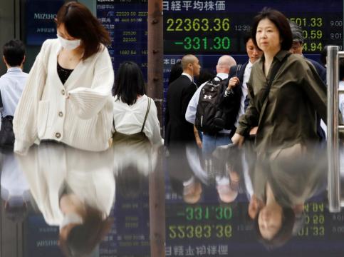 Asian shares falter, dollar at 16-month peak on Europe, Brexit woes