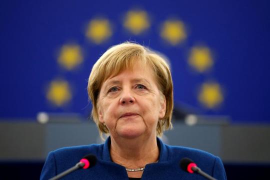 Germany's Merkel calls for a European Union military