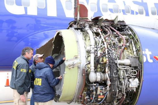 U.S. safety board to hold hearing on fatal Southwest engine explosion