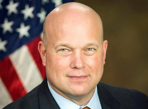 Justice Department says Trump has power to name Whitaker