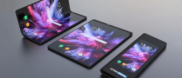 Samsung's foldable Galaxy F rendered in 3D