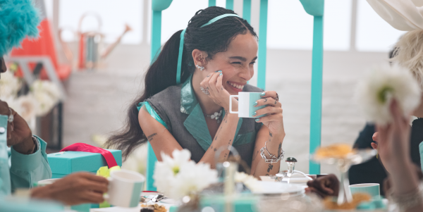 Zoë Kravitz Talks Tiffany Jewelry and Her Surprise Engagement Ring