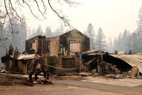 Evacuation plan 'out the window' when fire hit California town
