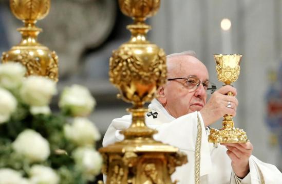 Pope says world mustn't turn a blind eye to migrants, the poor