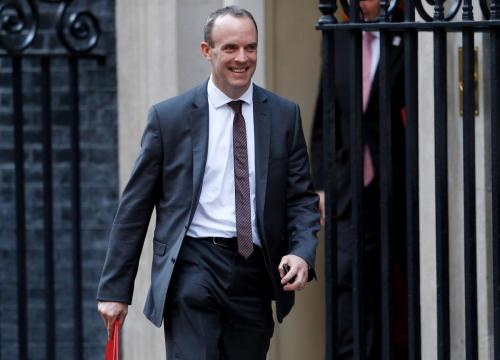 Former Brexit minister Raab says May must change course on Brexit deal