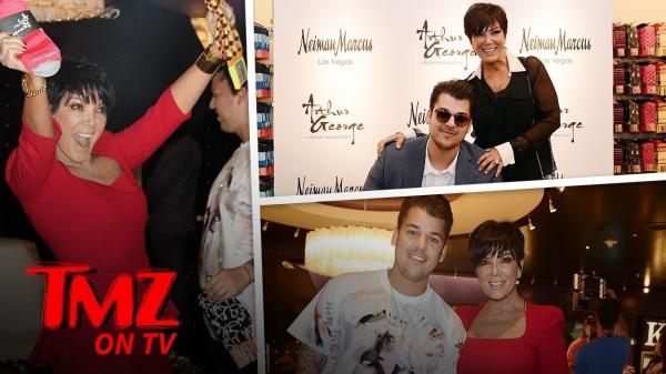 Kris Jenner Promoting Rob Kardashians Sock Company In Midst Of His Child Support War | TMZ TV