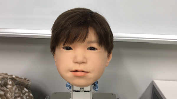 Affetto is the wild boy head robot of your nightmares