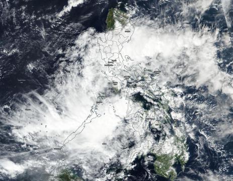 NASA sees tropical depression 33W enter the Sulu Sea