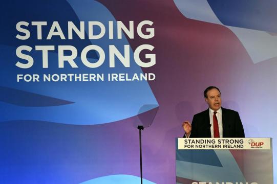 Northern Irish DUP rallies opposition to May's 'pitiful' Brexit deal