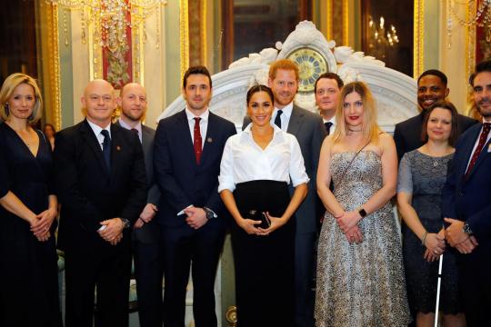 Prince Harry and Meghan attend armed forces charity awards