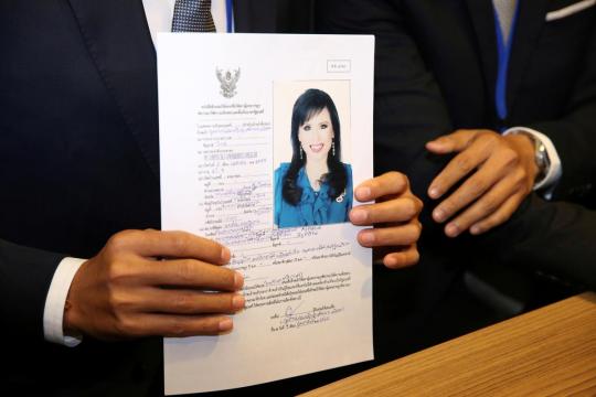 In stunning move, Thai king's sister running for PM in March polls