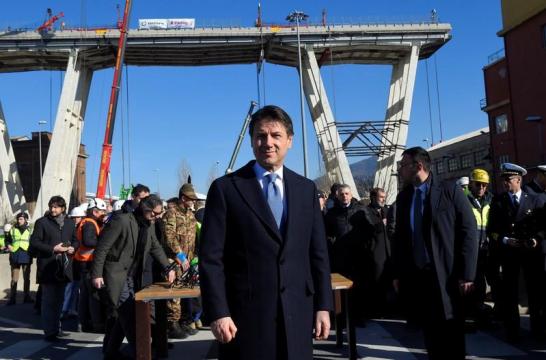 Reconstruction of Italian bridge symbol of 'revival' for government