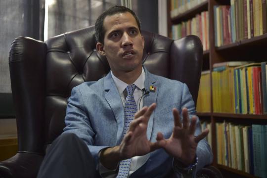 Guaidó não descarta apoiar ação estrangeira na Venezuela
