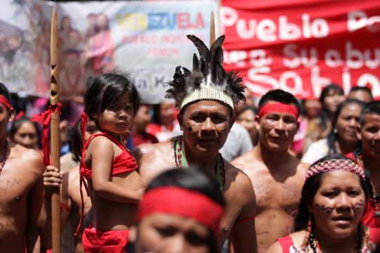 Indigenous Pemon on Venezuela's border with Brazil vow to let aid in