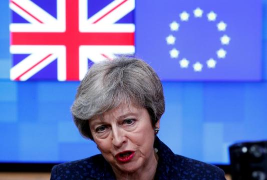 UK's May to promise new Brexit debate in push for more negotiating time