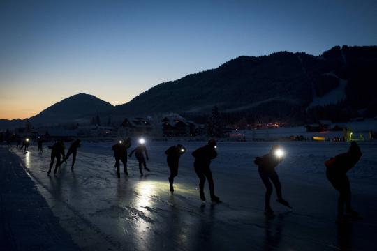 Aquecimento global faz prova de patinação mudar da Holanda para a Áustria