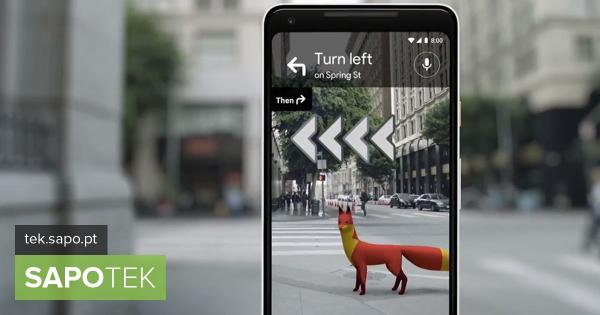 Realidade aumentada chega ao Google Maps para orientar utilizadores que andam a pé