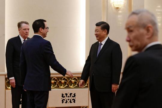 China's Xi: trade talks with U.S. to continue in Washington next week