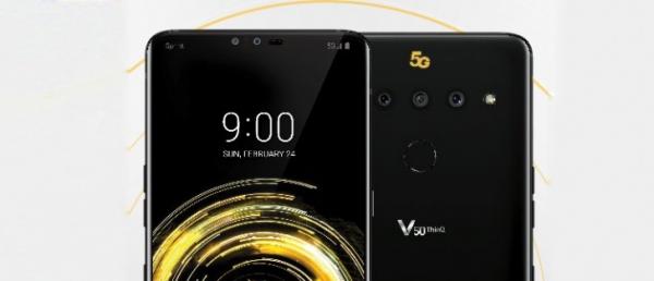 LG V50 ThinQ flaunts a 5G Sprint logo. Might be coming to MWC 2019