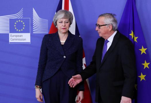 UK PM May to hold Brexit talks with EU's Juncker; urges party unity