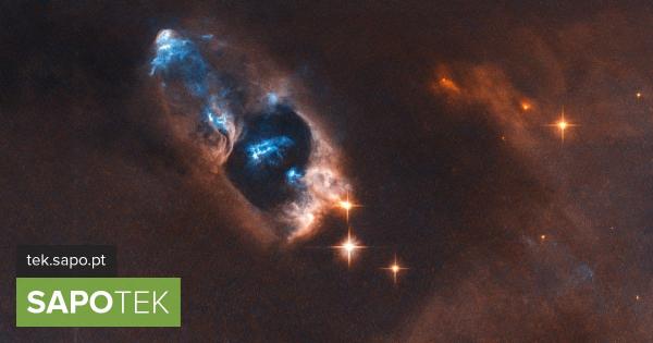 Hubble volta a encantar ao registar “disparo” de uma estrela recém-nascida