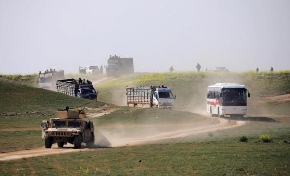 Syria Kurds evacuate civilians from IS redoubt, hail Trump troop reversal