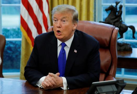 Trump: Haven't spoken to attorney general on releasing Mueller report