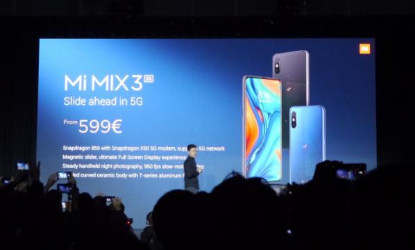 Xiaomi announces its first 5G phone, the Mi Mix 3 5G