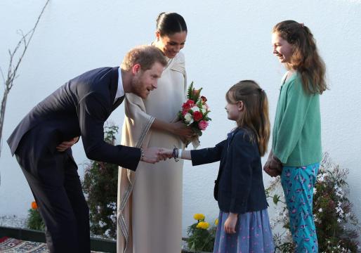 Harry and Meghan arrive in Morocco's Atlas Mountains to champion girls' education