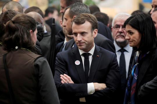 Macron's popularity gains as 'yellow vest' support wanes: poll