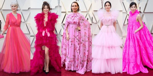 Pink Dresses Emerge as the Biggest Red Carpet Trend at 2019 Oscars