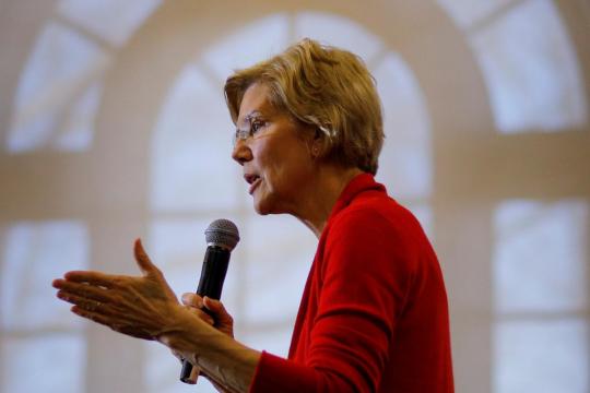 Senator Warren swears off expensive campaign fundraisers