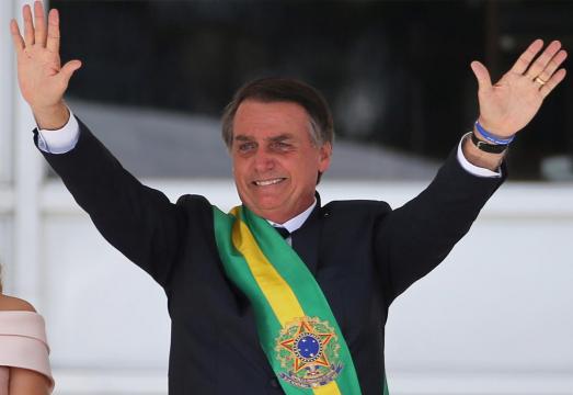 Brazil's new right-wing government asks schools to read out Bolsonaro slogan